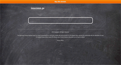 Desktop Screenshot of insurance.pe
