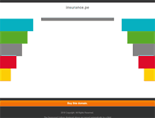Tablet Screenshot of insurance.pe